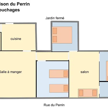 La Maison Du Perrin بيت للعطل